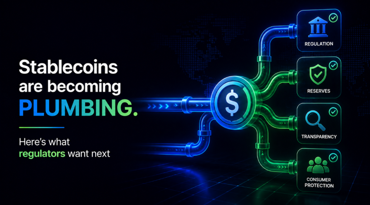 Stablecoins are becoming plumbing. Here’s what regulators want next