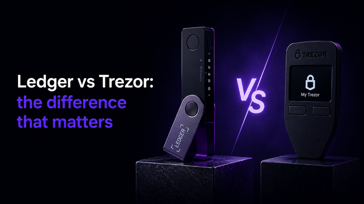 Ledger vs Trezor: the difference that matters