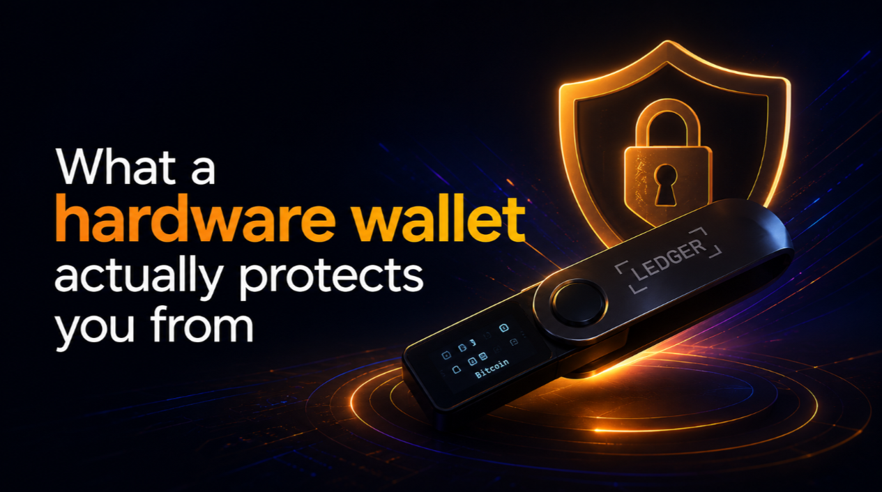 What a hardware wallet actually protects you from