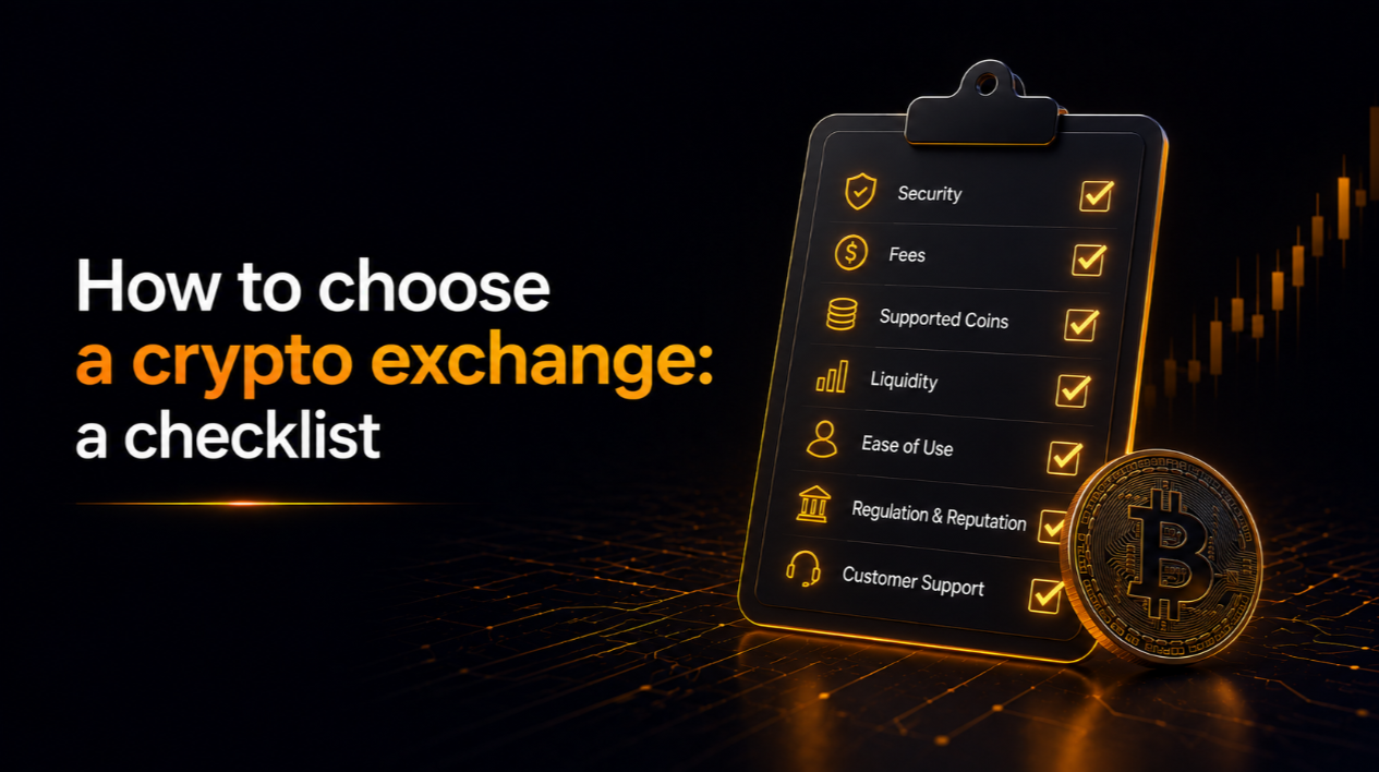How to choose a crypto exchange: a checklist