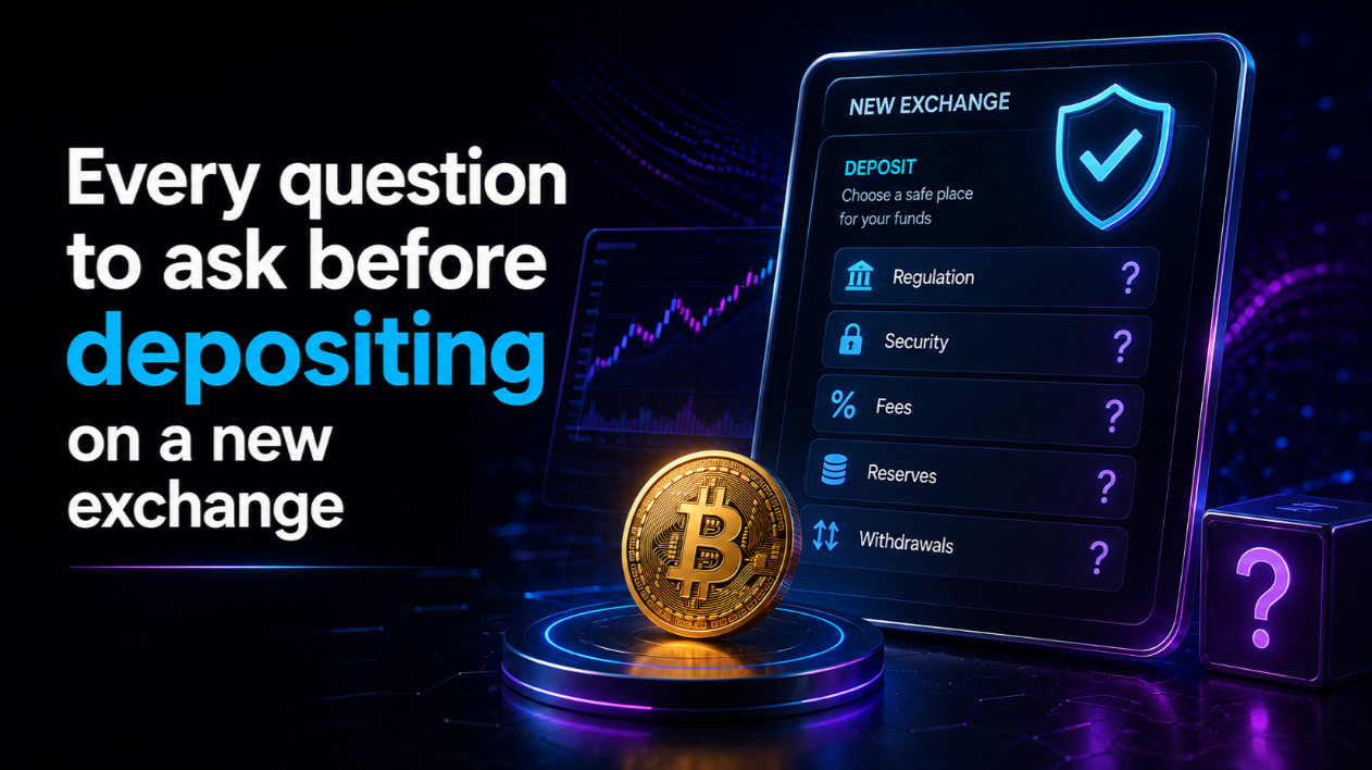 Every question to ask before depositing on a new exchange