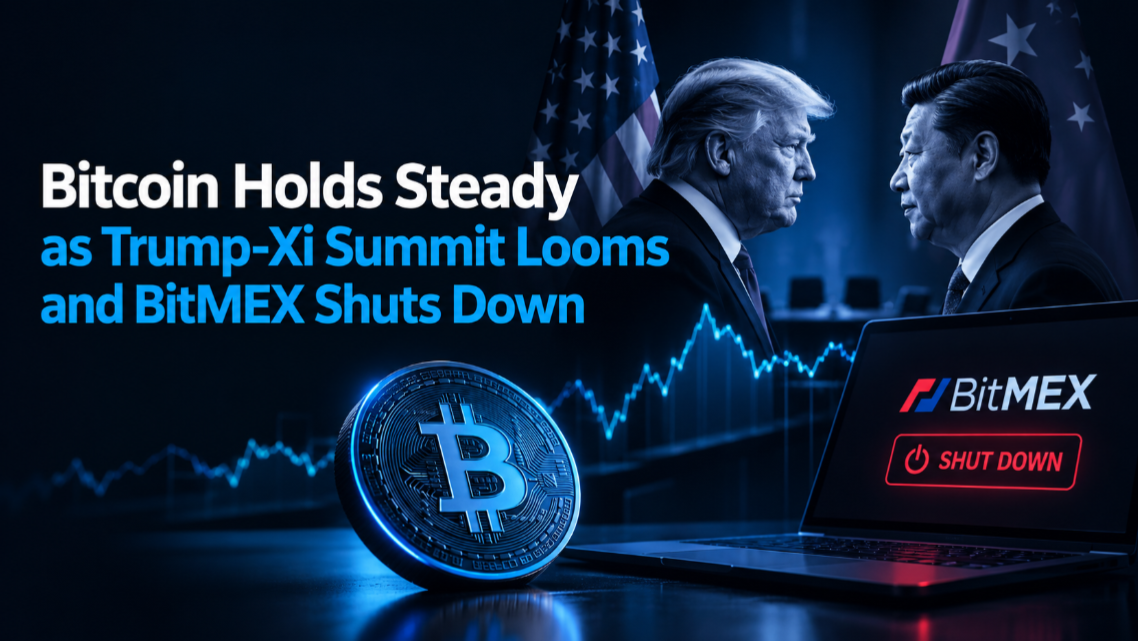 Bitcoin Holds Steady as Trump-Xi Summit Looms and BitMEX Shuts Down